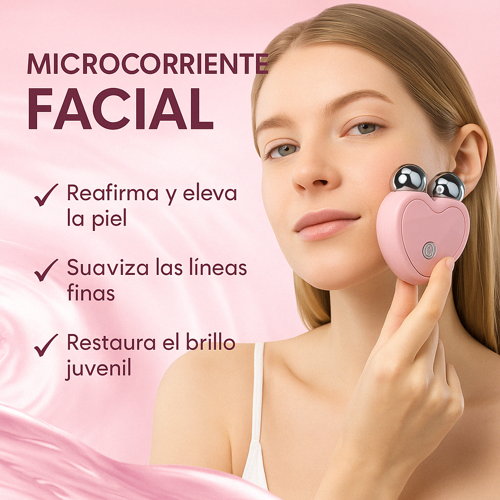 Masajeador Facial de Microcorriente