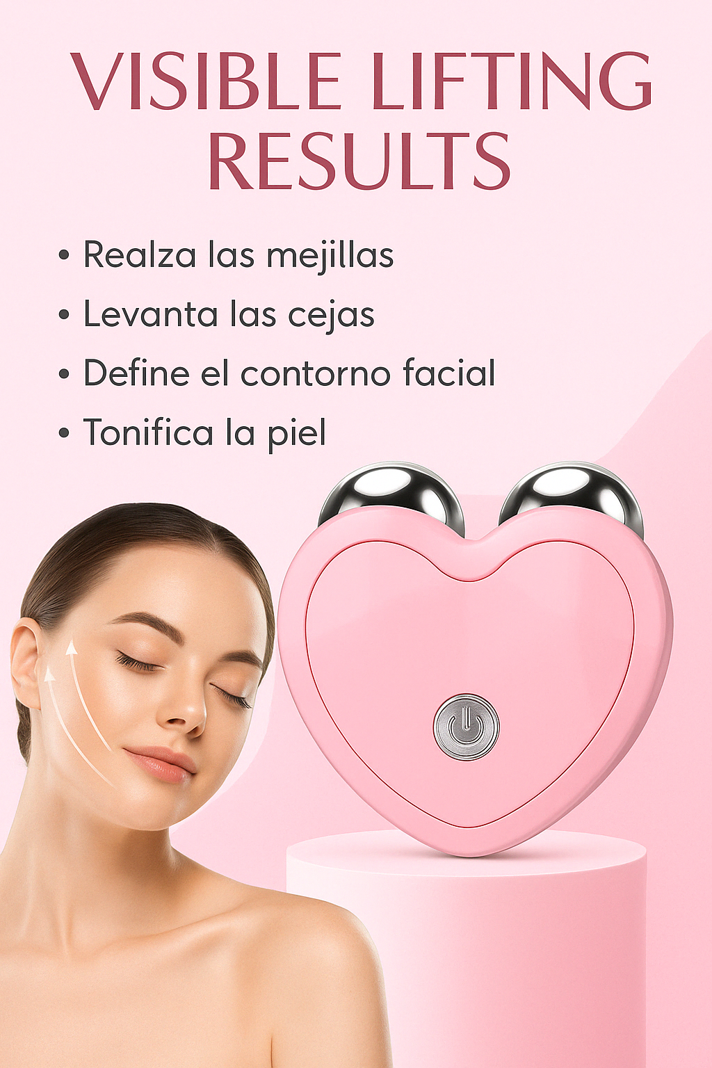 Masajeador Facial de Microcorriente